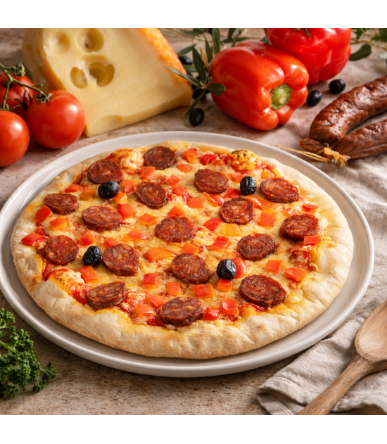 Pizza chorizo