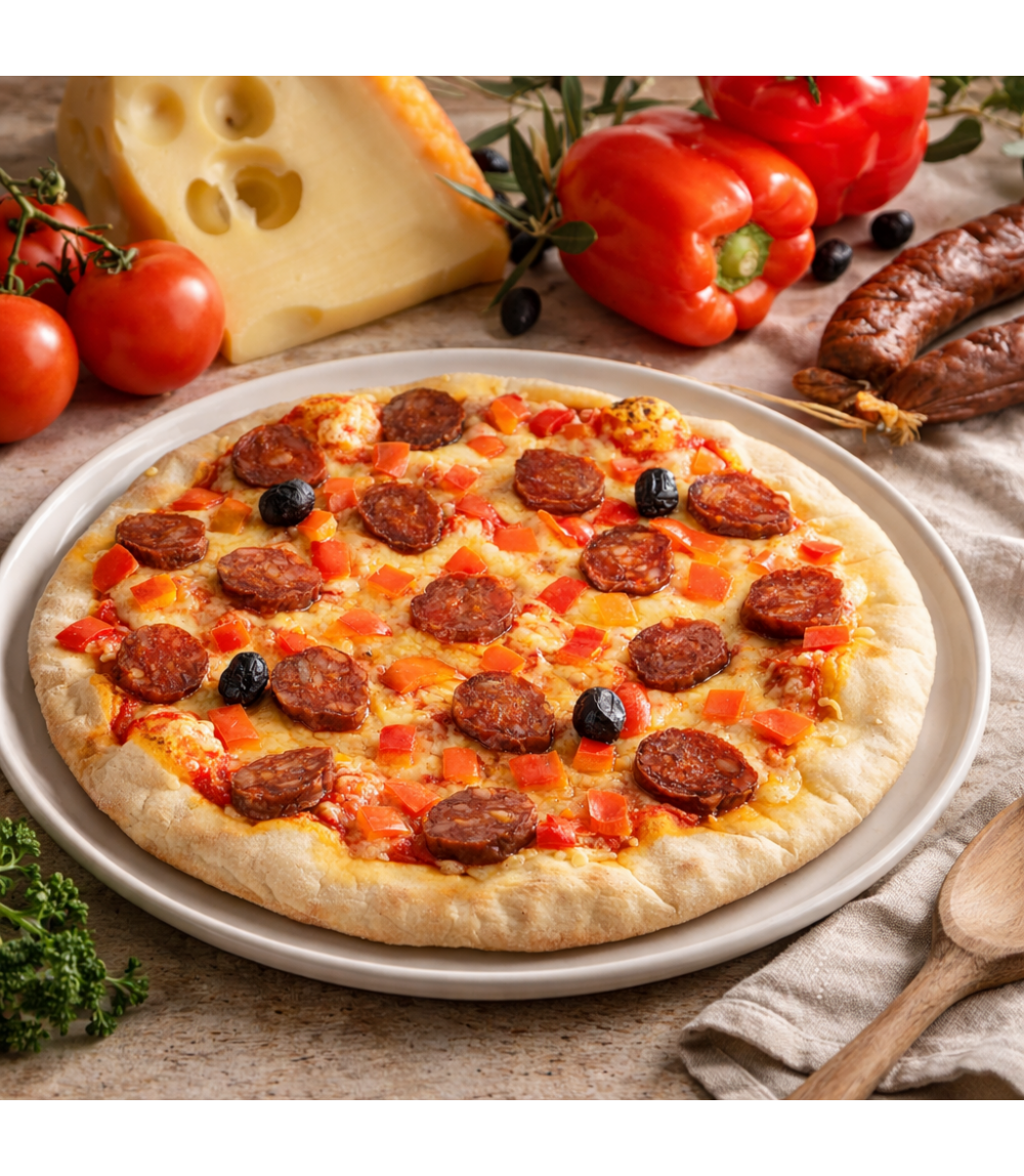 Pizza chorizo