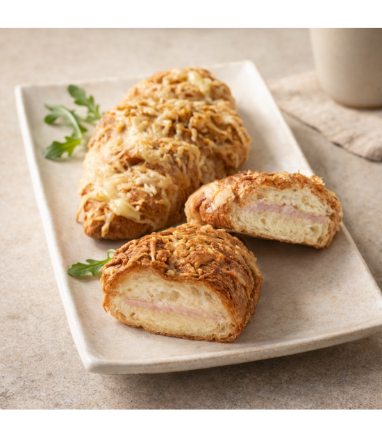 4 Croissants jambon fromage
