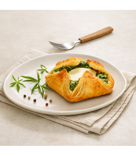 4 Feuilletés chèvre épinards