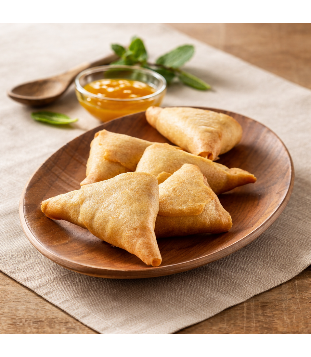 28 Samoussas poulet curry-coco