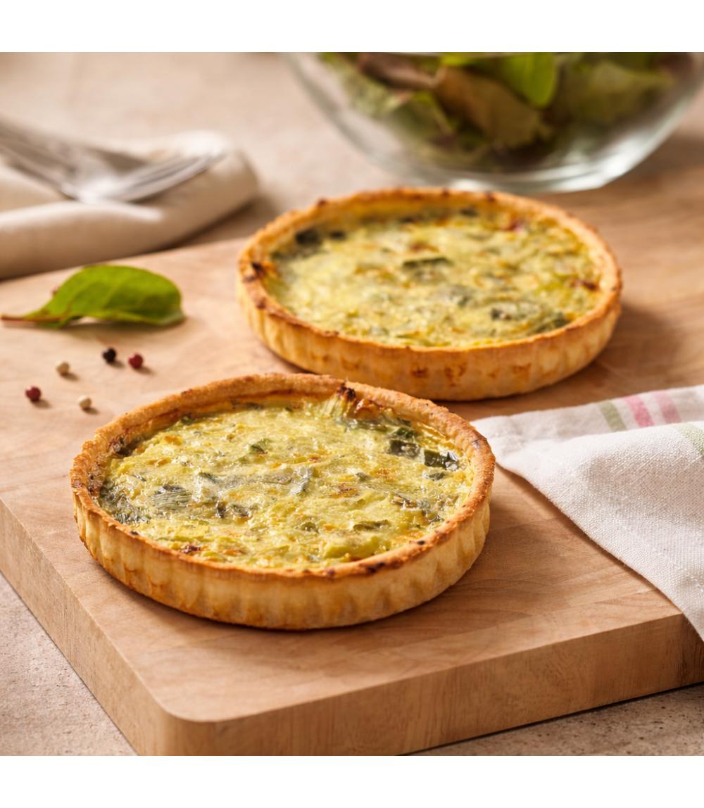8 Tartes aux poireaux