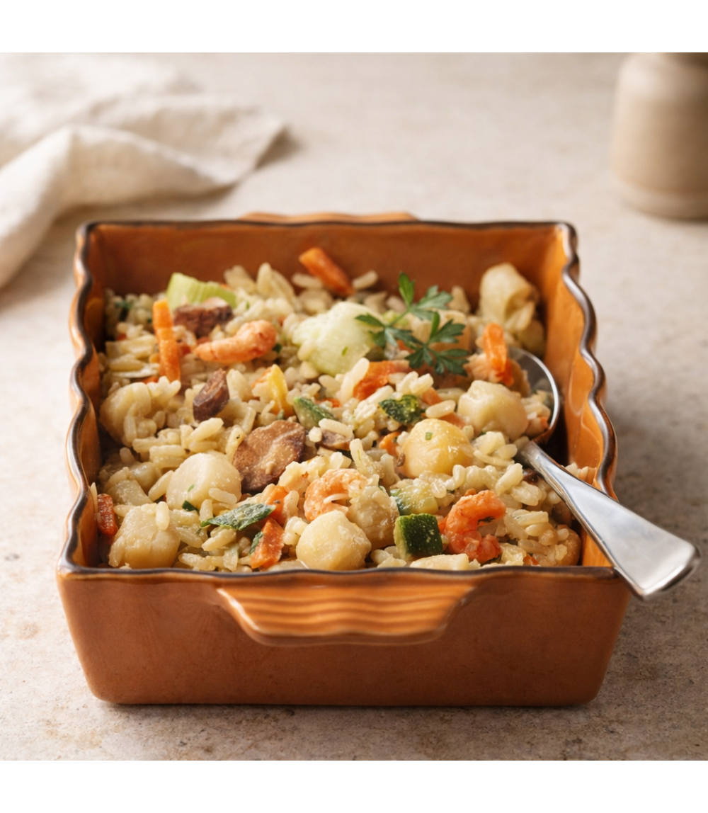 Poêlée riz Saint-Jacques