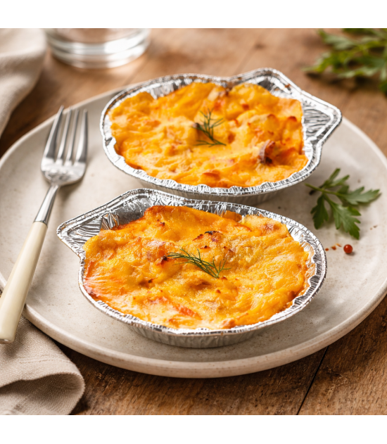 10 Gratins de poisson sauce aurore