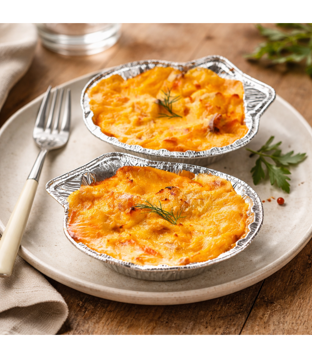 10 Gratins de poisson sauce aurore