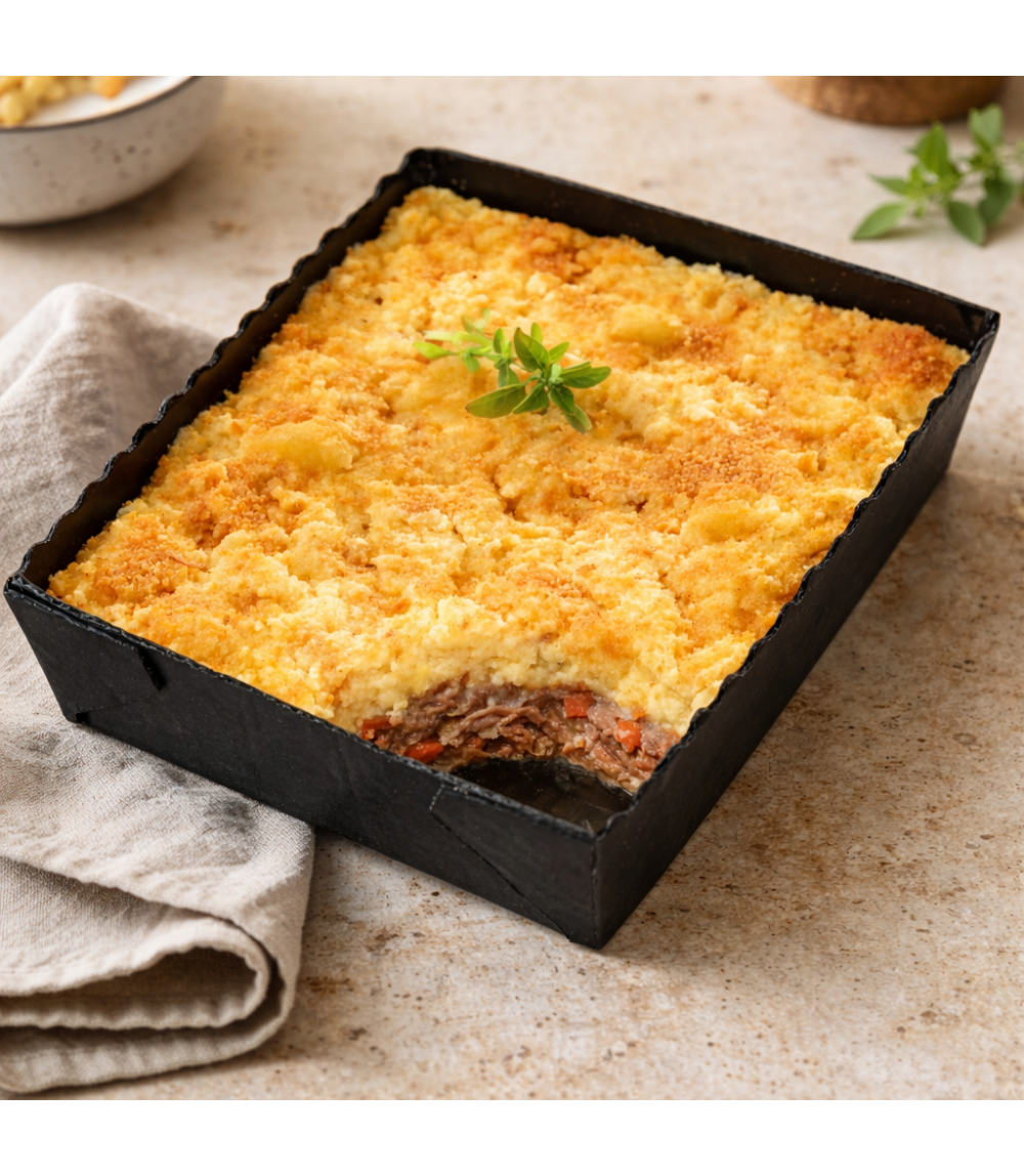 Parmentier d'effiloché de bœuf
