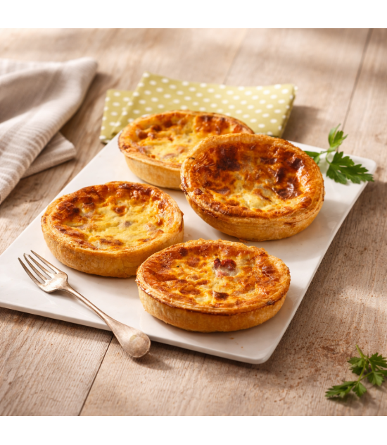 4 Quiches lorraines