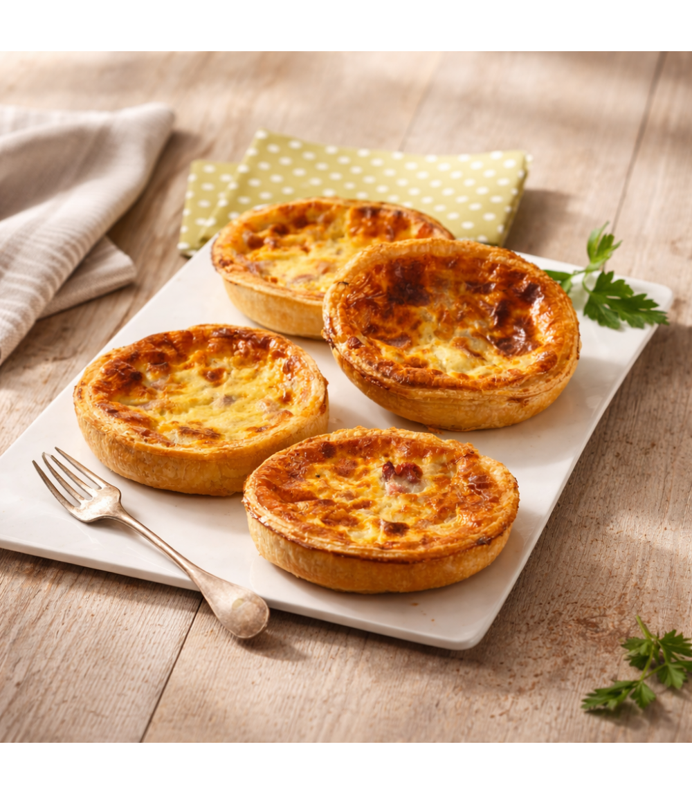 4 Quiches lorraines