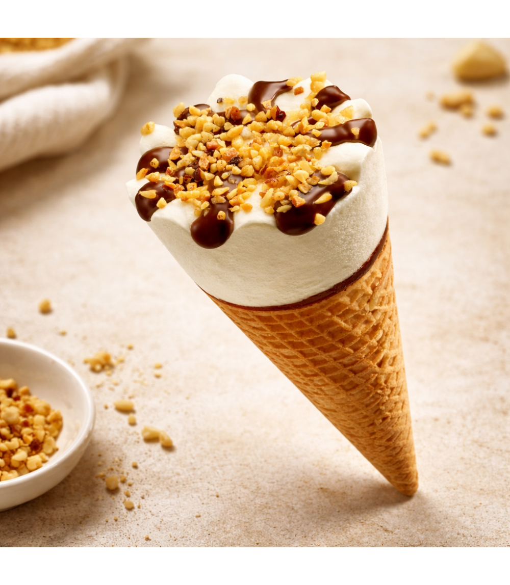 16 Cônes vanille brésilienne