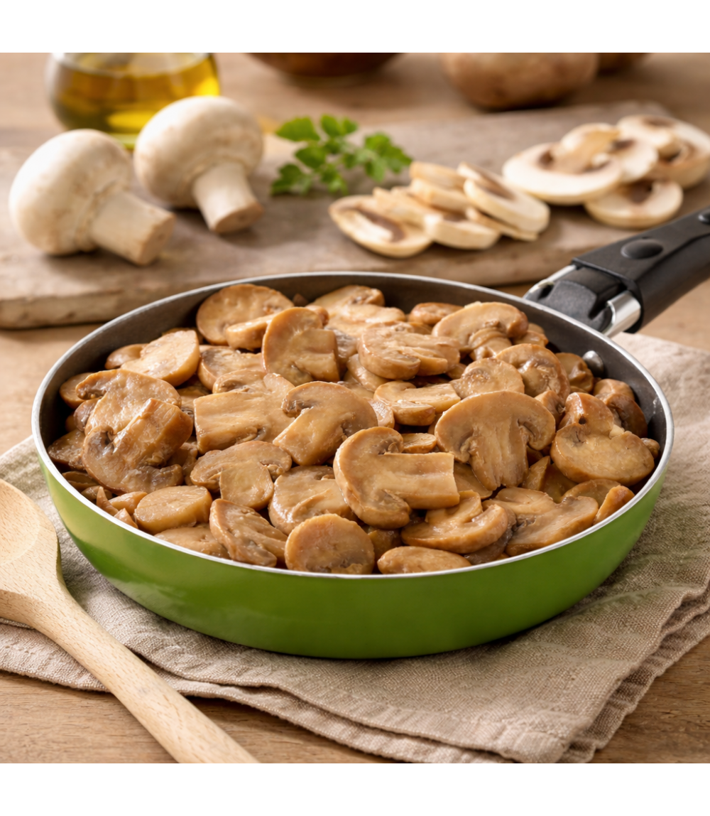 Champignons émincés