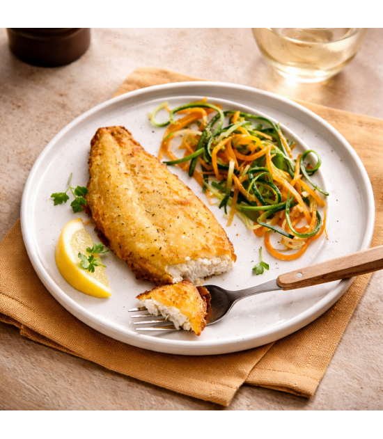 Filet de limande meunière