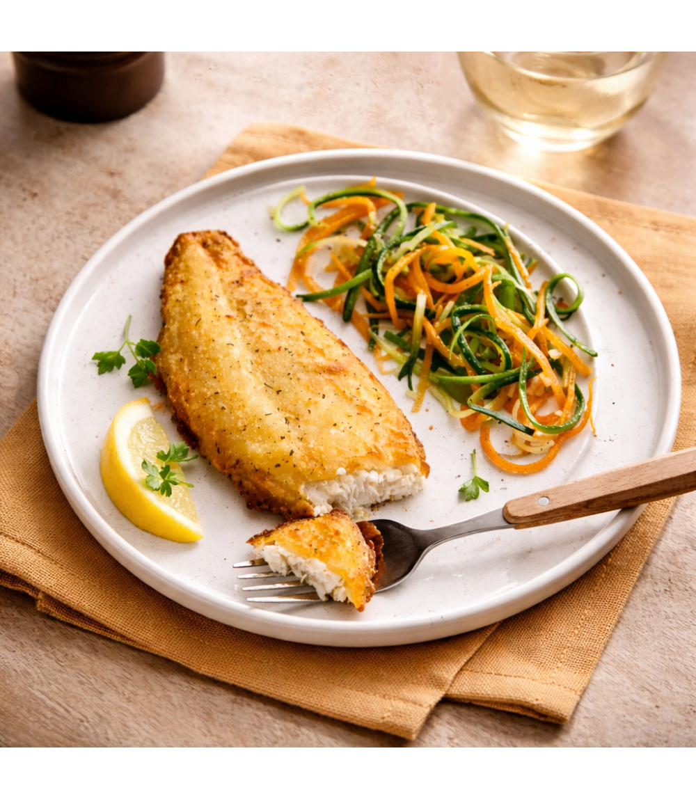 Filet de limande meunière