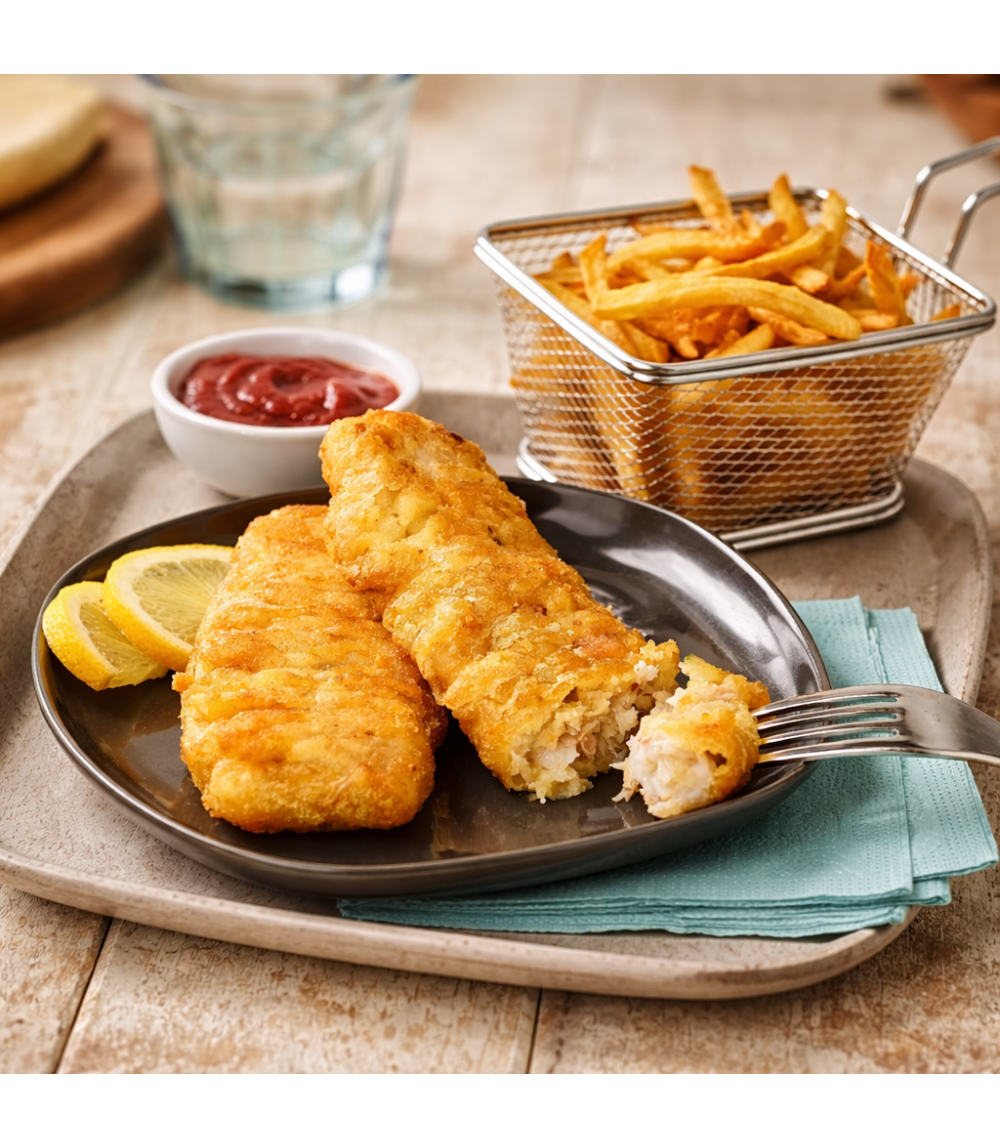 Filet de cabillaud fish & chips