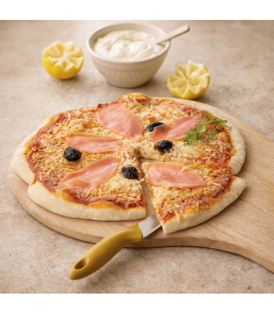 Pizza saumon fumé