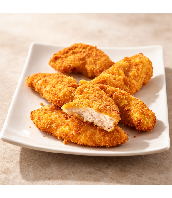 Aiguillettes de poulet panées