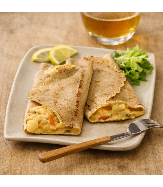 6 galettes aux fruits de mer