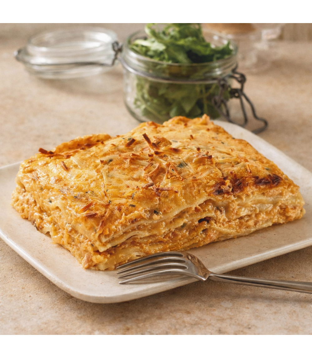 Lasagnes aux 2 saumons