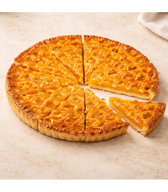 Tarte grillée aux abricots