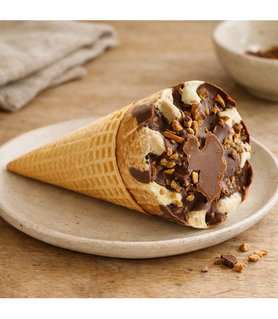 8 cornets artisanaux pistache