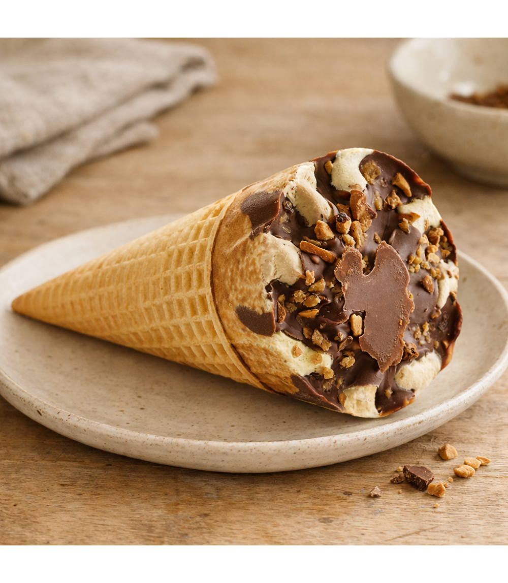 8 cornets artisanaux pistache