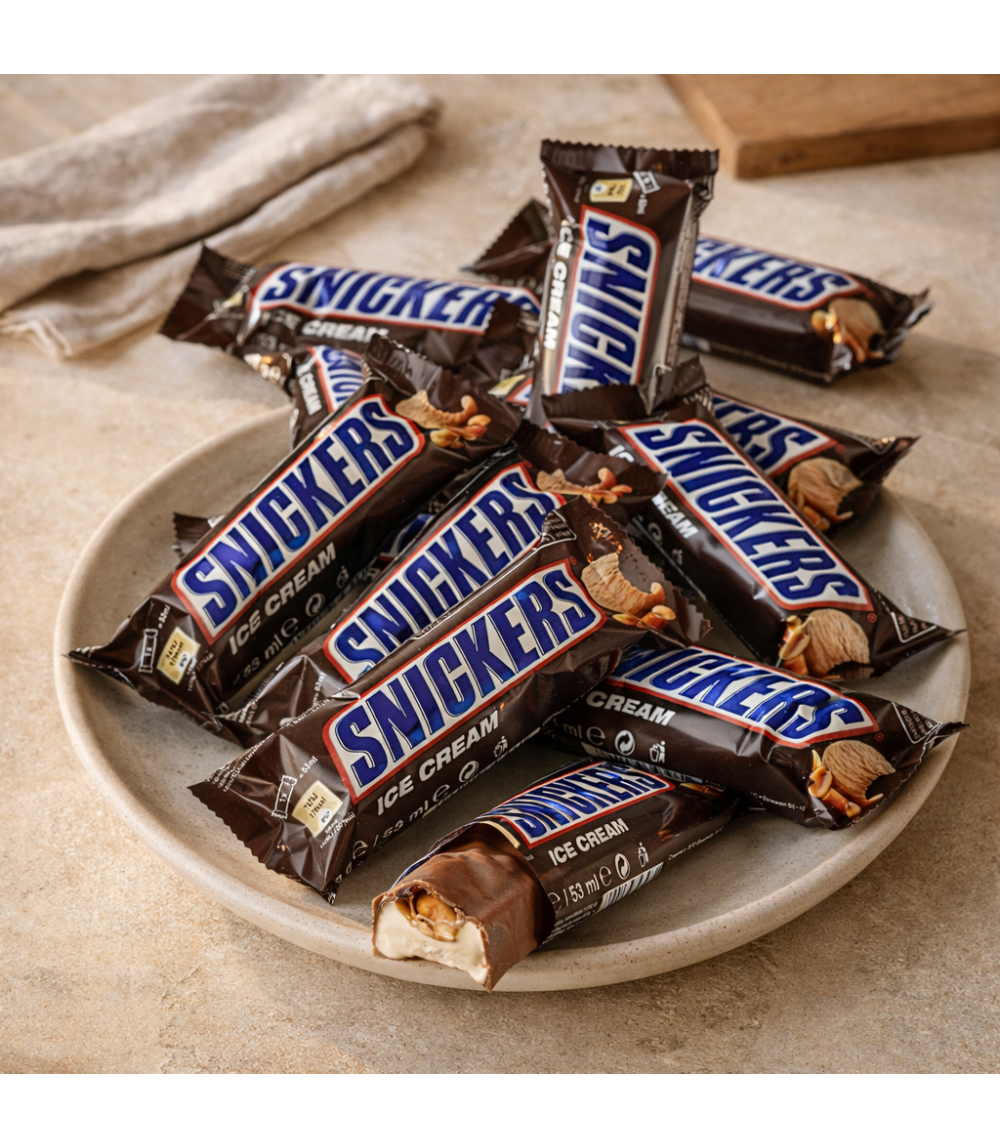 24 Snickers glacés