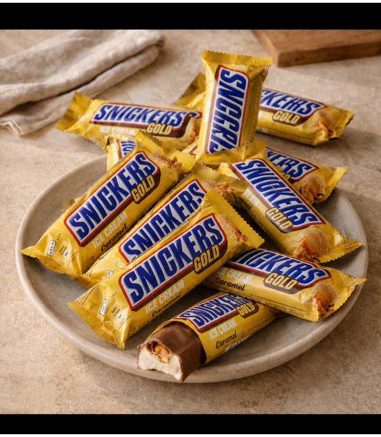 24 Snickers Gold glacés