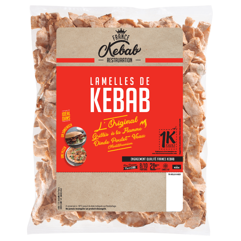 Émincés kebab veau & volaille