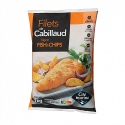 Filet de cabillaud fish & chips
