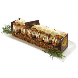 Bûche profiteroles