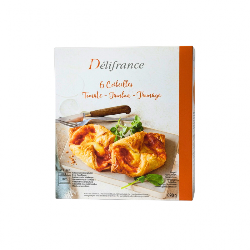 6 Corbeilles jambon fromage tomate