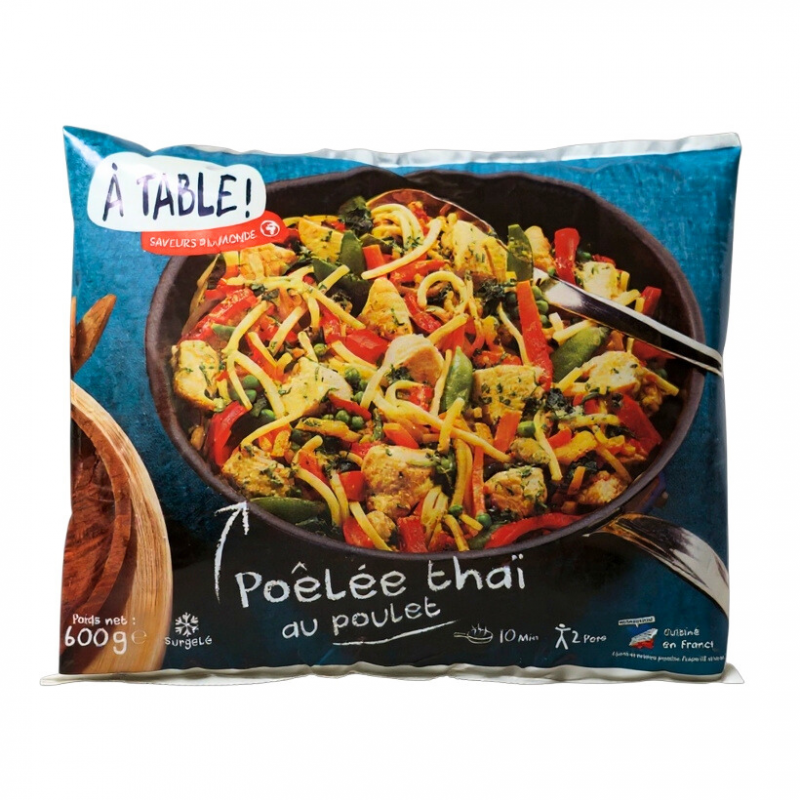 Poêlée thaï au poulet