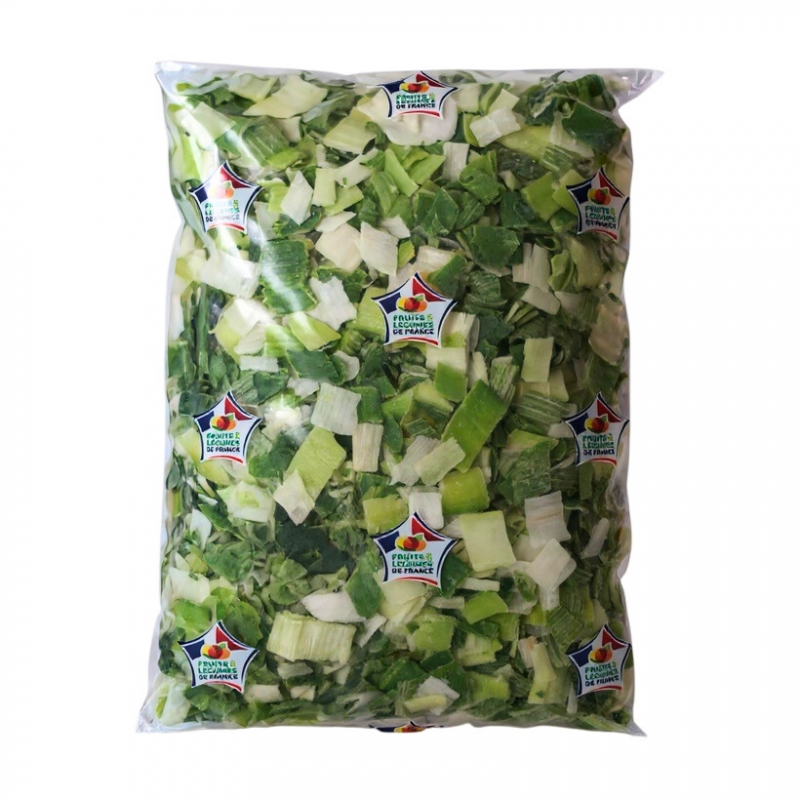 Poireaux en rondelles