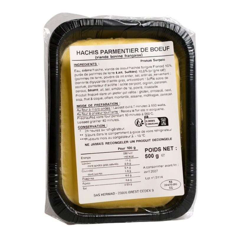 Hachis parmentier de bœuf