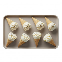 8 Cônes rhum raisin artisanaux