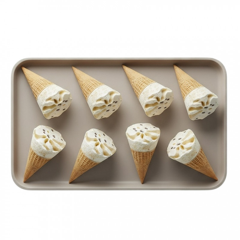 8 Cônes rhum raisin artisanaux