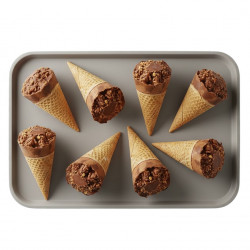 8 Cônes chocolat artisanaux