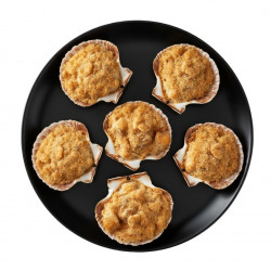 6 Coquilles Saint-Jacques à la bretonne